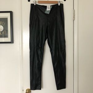 Lyssé Black Leather Pants